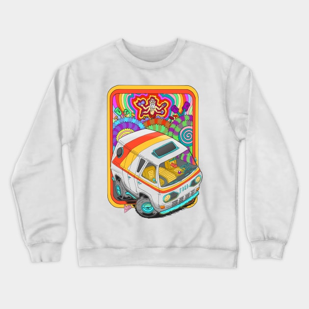 Vintage Customized Van - choose your own color Crewneck Sweatshirt by Andres7B9